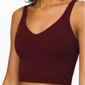 Lululemon maroon align tank nwot size 6 LIKE NEW!